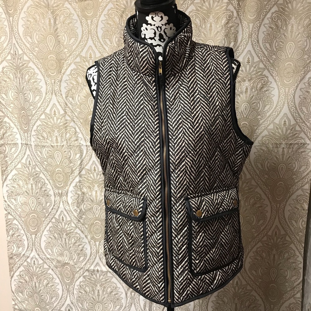 Cambridge Dry Goods herringbone quilted vest.